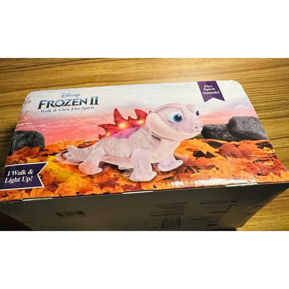 Disney Frozen II Walk & Glow Fire Spirit Bruni Plush Toy Just Play 32731 Rare